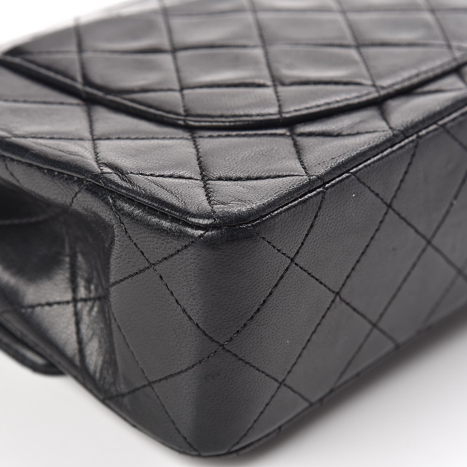 Chanel Lambskin Quilted Small Double Flap Black 14 of 23