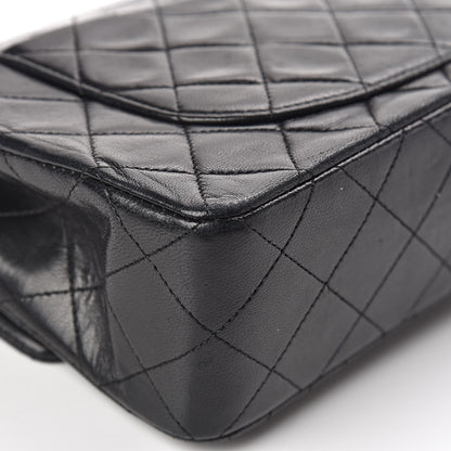 Chanel Lambskin Quilted Small Double Flap Black 14 of 23