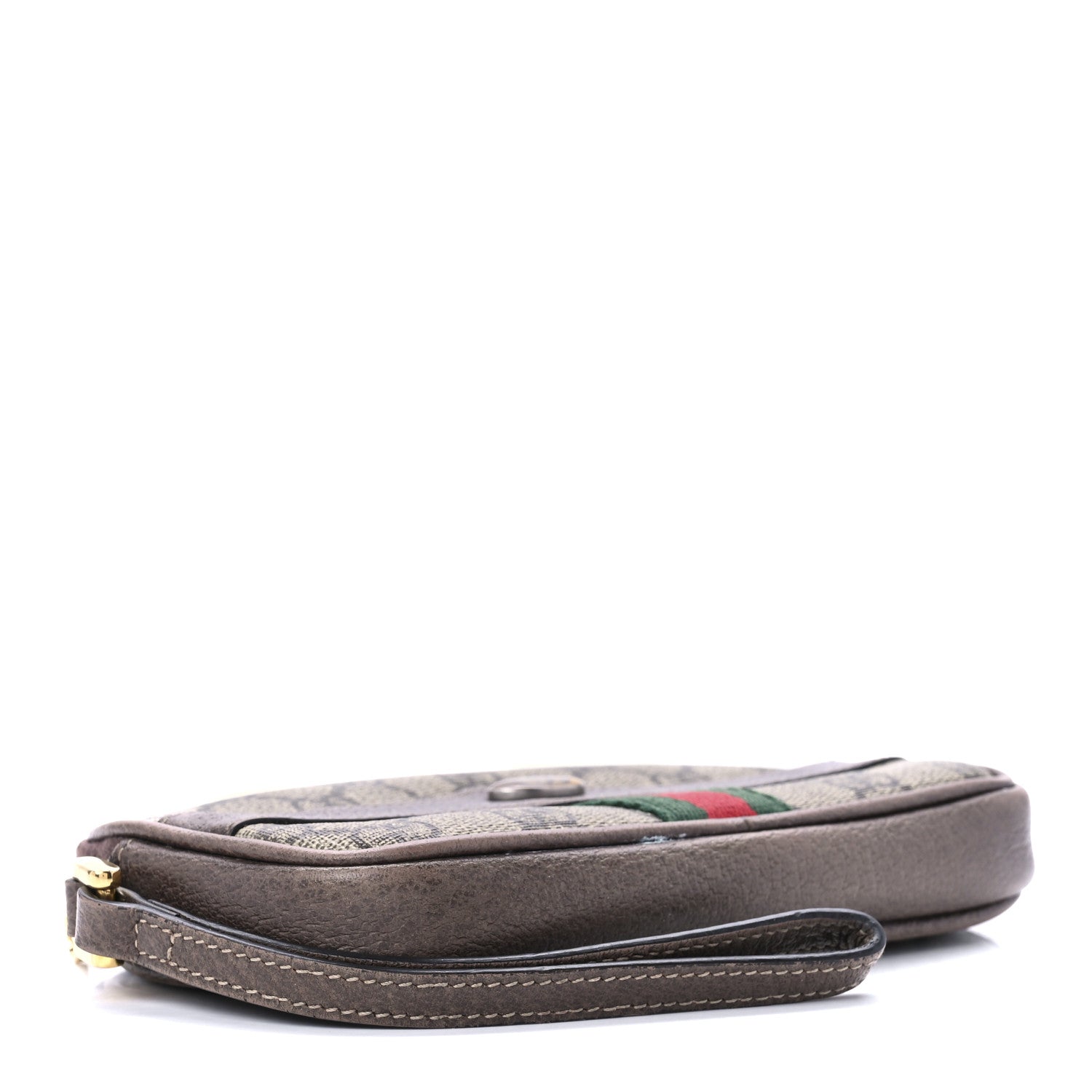 Gucci GG Supreme Monogram Ophidia Phone Case Wristlet Brown 3 of 8