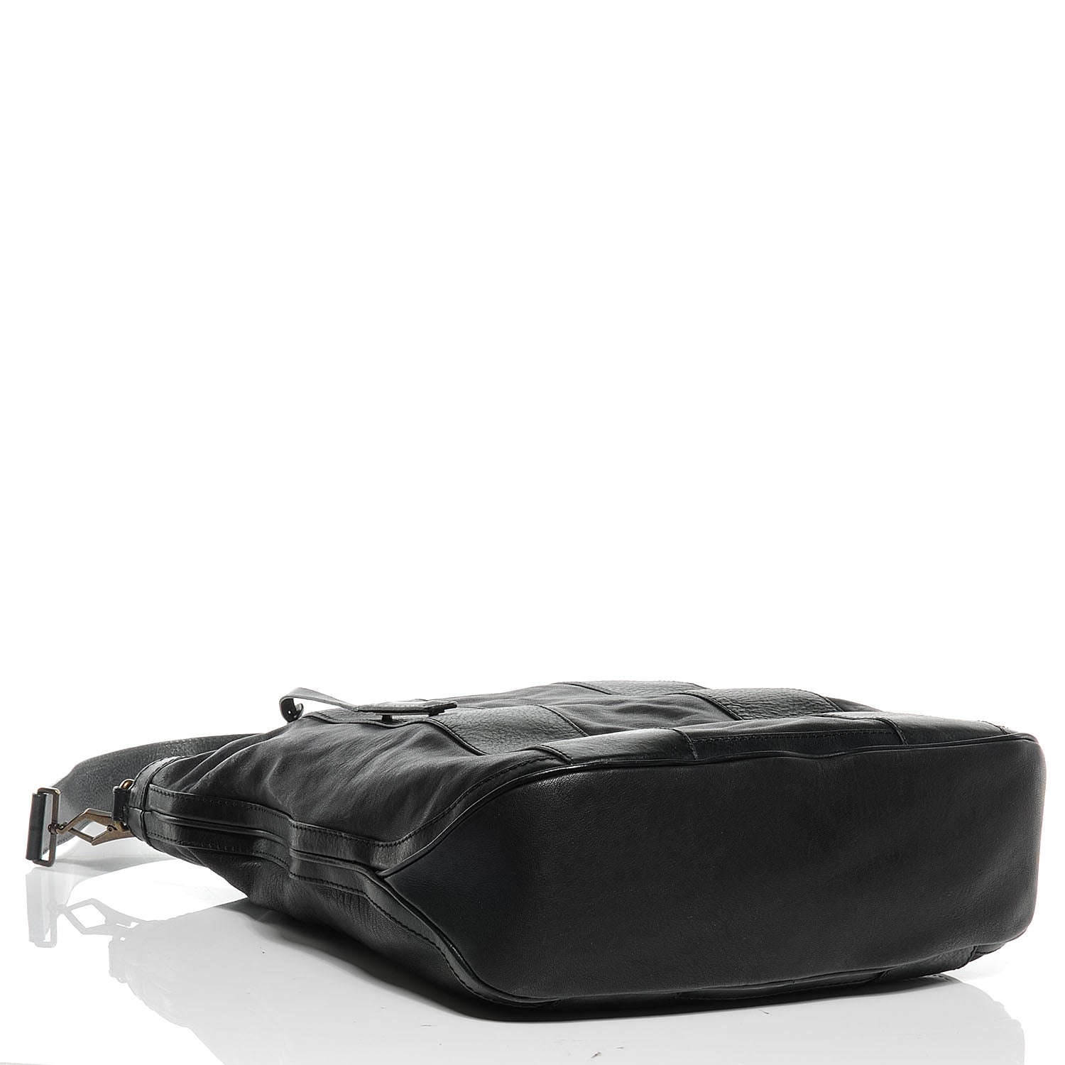 Burberry Vintage Washed Leather Medium Bonington Tote Black 4 of 8