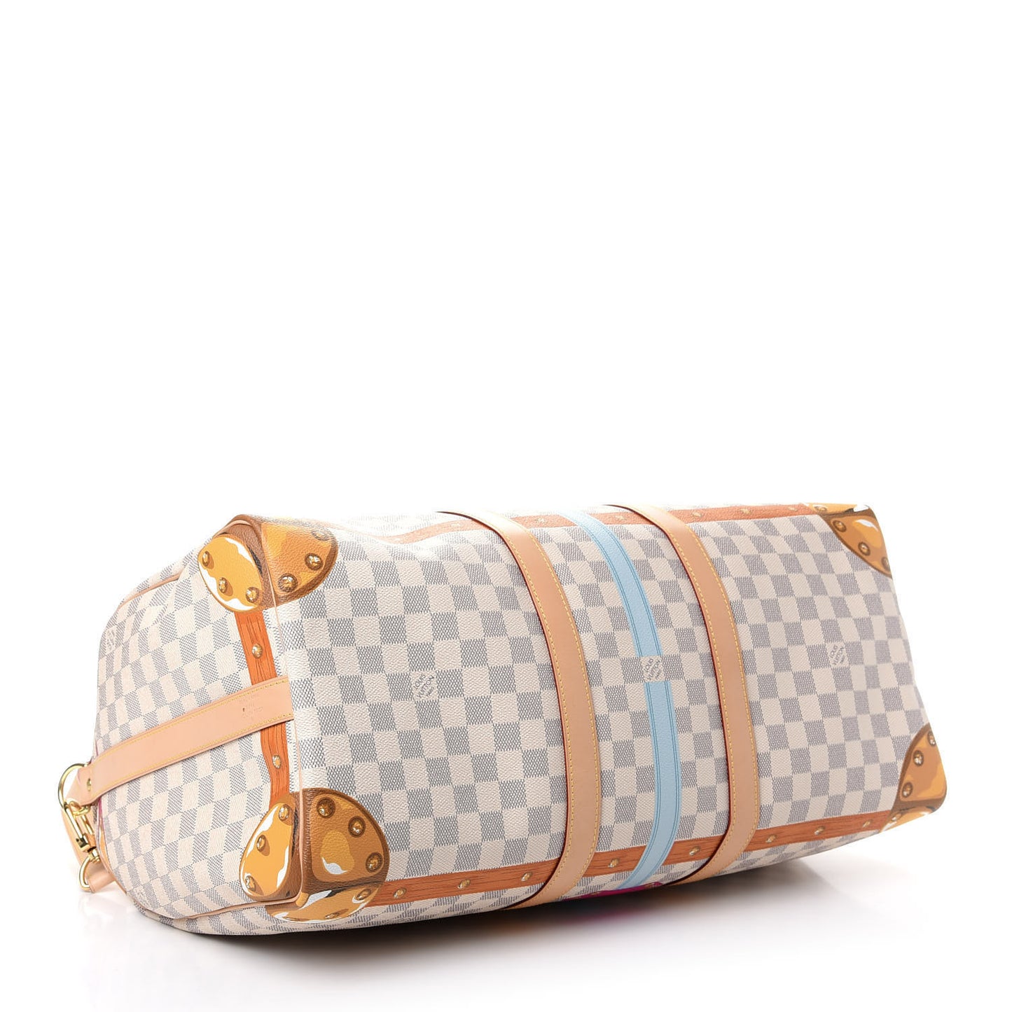 Damier Azur Summer Trunks Saint Tropez Keepall Bandouliere 50