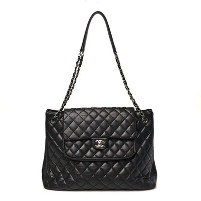 Chanel Caviar Quilted Flap Tote Black 1 of 10