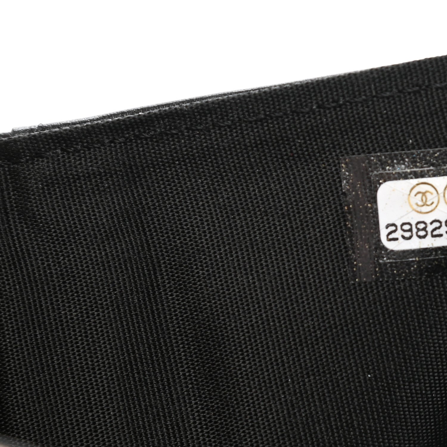 Chanel Caviar Quilted Filigree Flap Wallet Beige Black 7 of 9