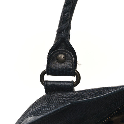 Balenciaga Calfskin Lizard Embossed Classic Hardware City Black 16 of 16