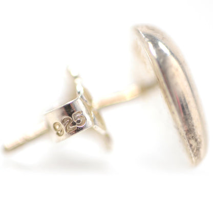 Tiffany Sterling Silver Puff Heart Earrings 5 of 5