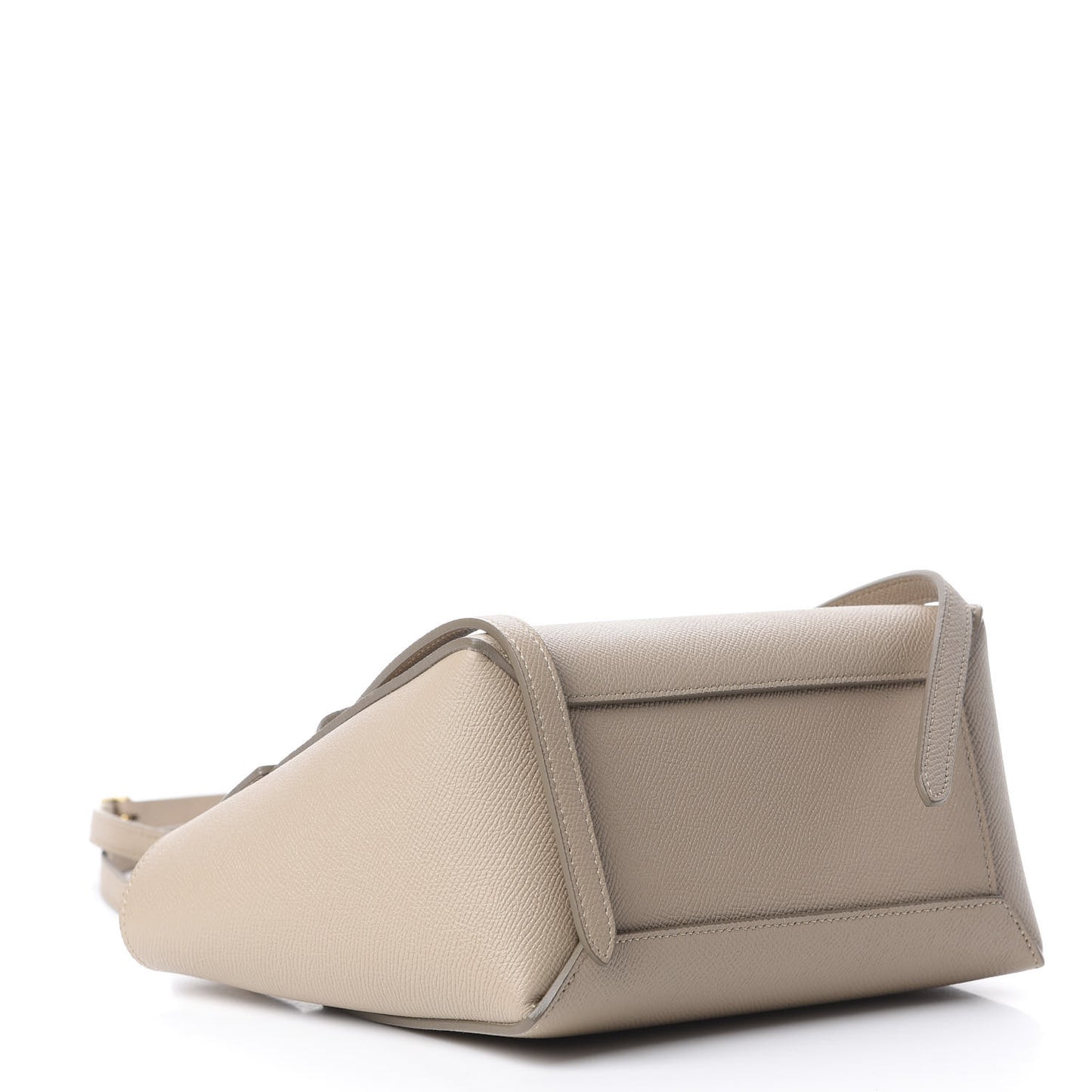 Grained Calfskin Nano Belt Bag Light Taupe