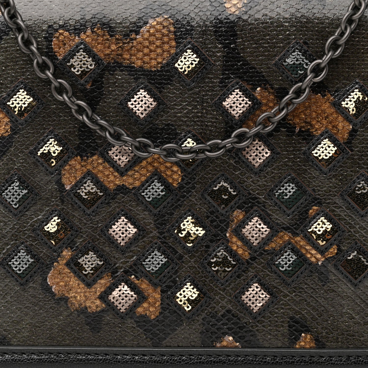 Bottega Veneta Nappa Karung Mini Montebello Crossbody Bag Black Ocre 7 of 11