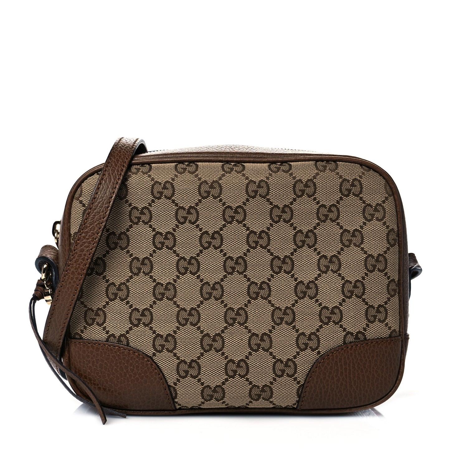 Monogram Mini Bree Messenger Bag Beige Tabacco