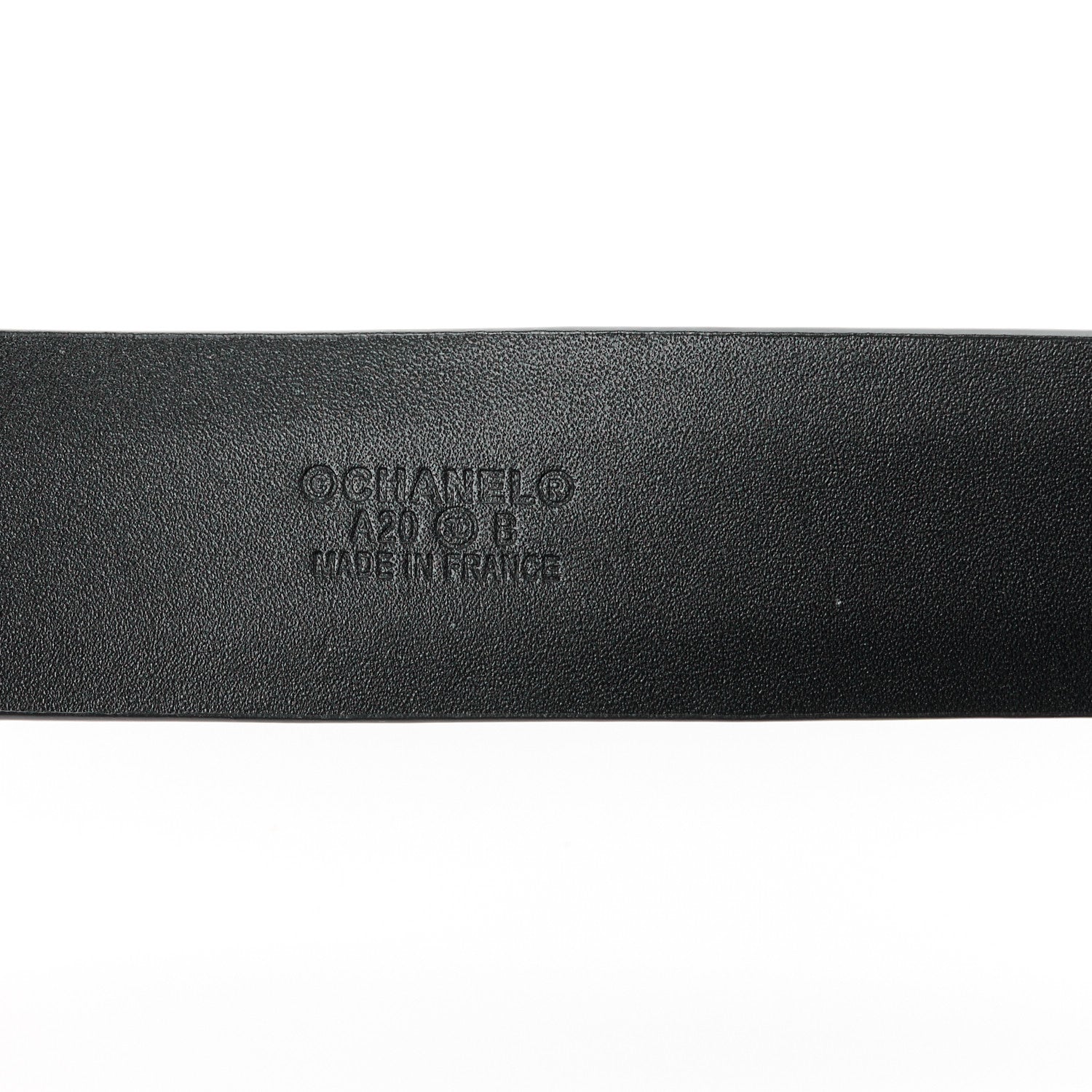 Chanel Calfskin Crystal Pearl Caviar CC Belt 80 32 Black 5 of 7