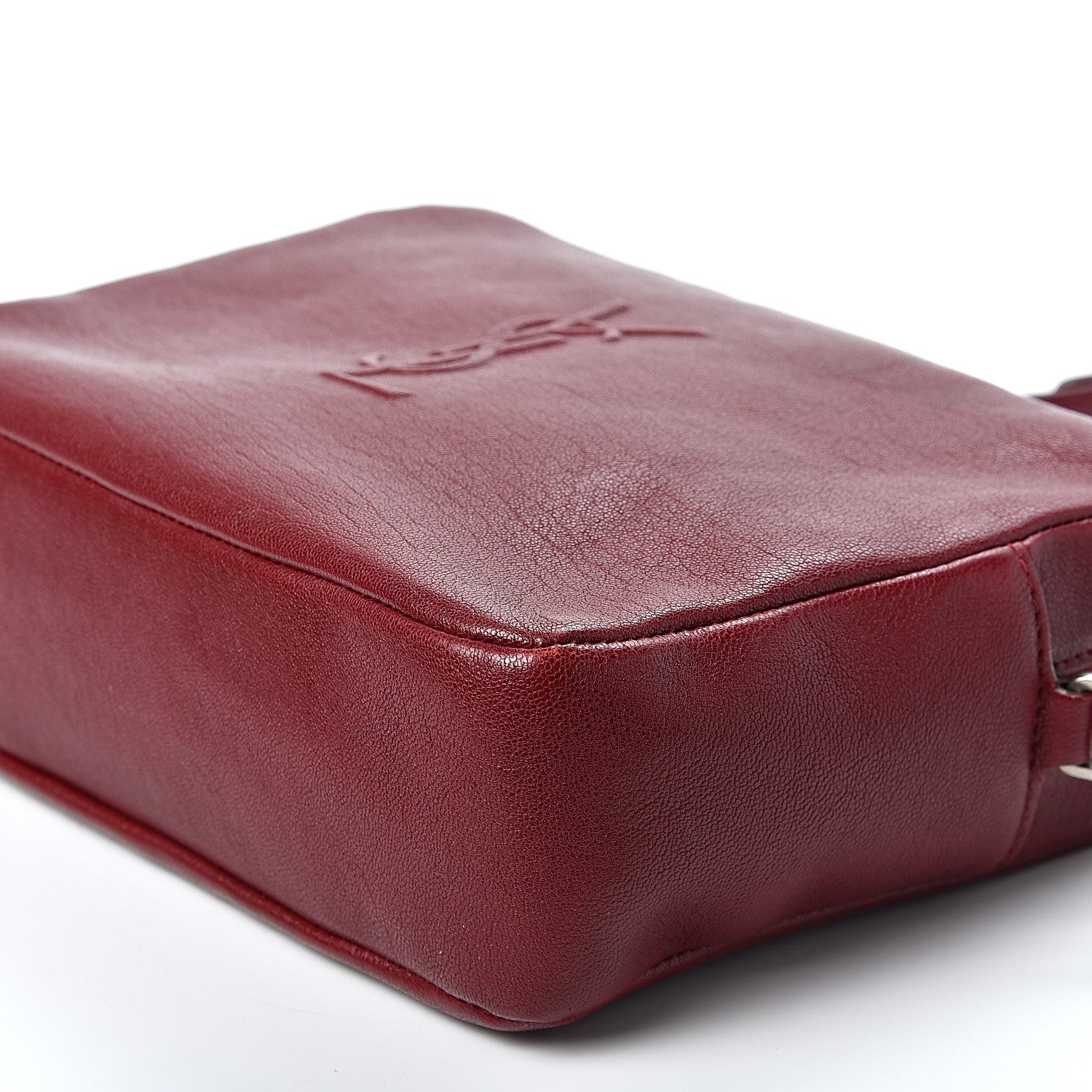 Saint Laurent Lambskin Monogram Small Lou Camera Bag Lipstick Red 9 of 9