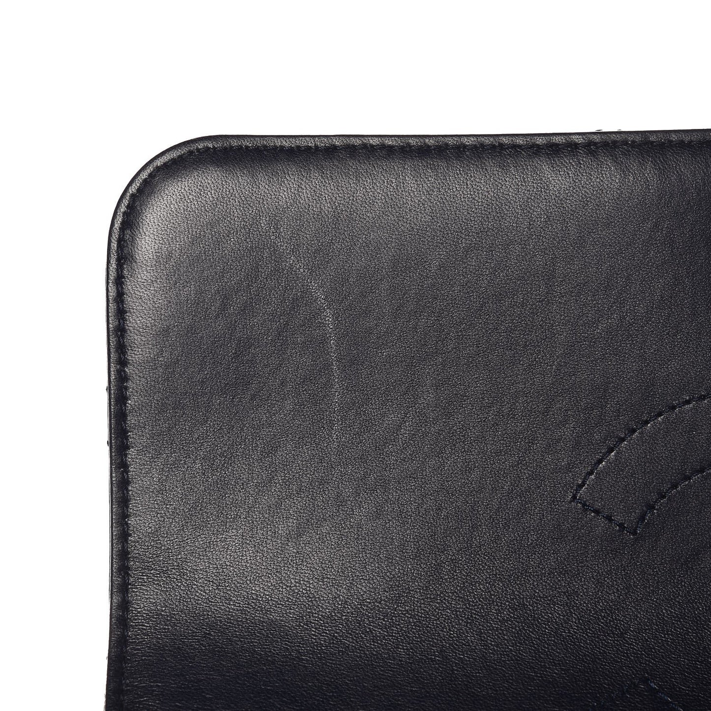 Lambskin Quilted Medium Trendy CC Flap Dual Handle Bag Navy Blue