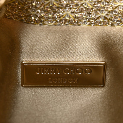 Jimmy Choo Metallic Woven Bon Bon Bag Champagne 6 of 12