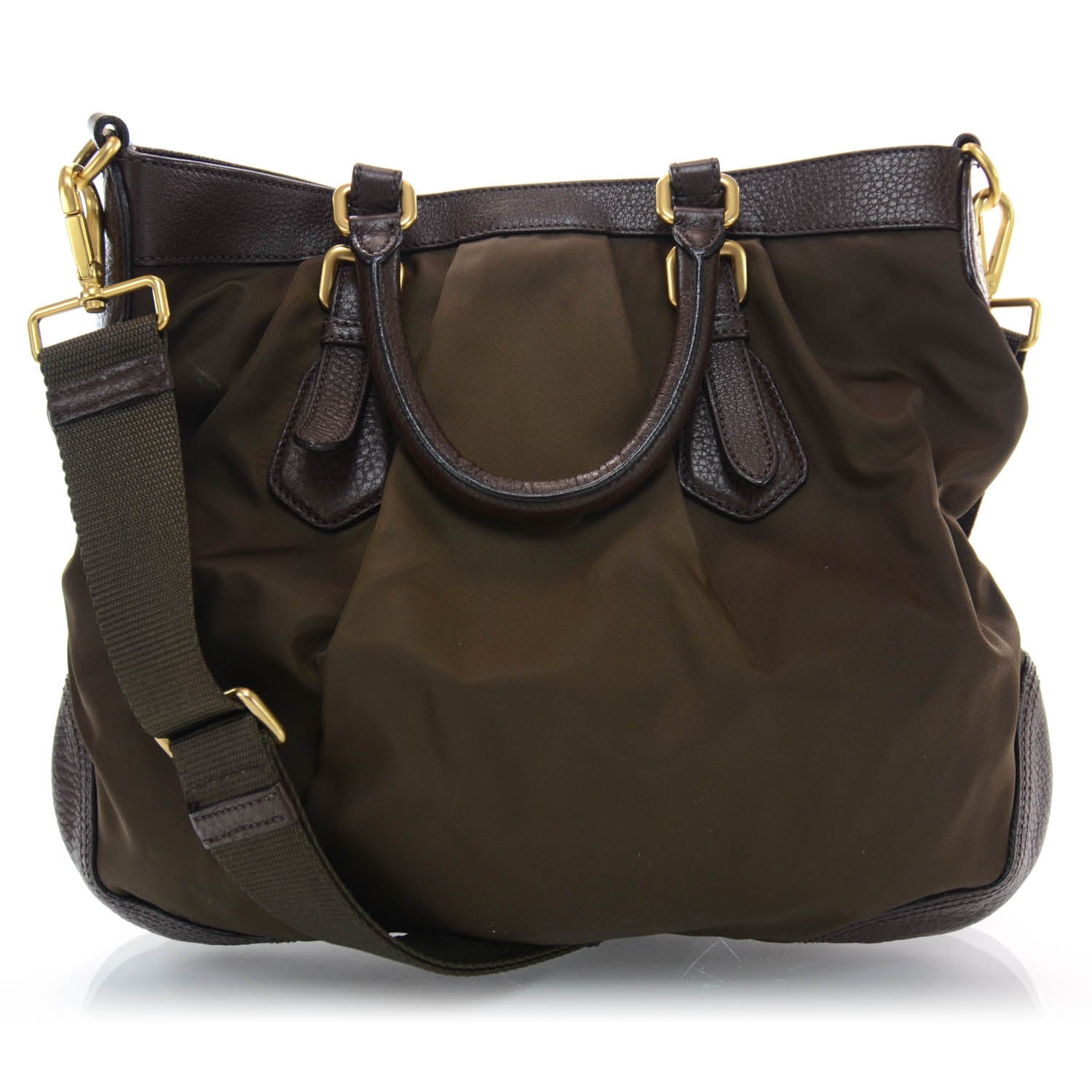 Prada Tessuto Nylon Logo Satchel 3 of 8