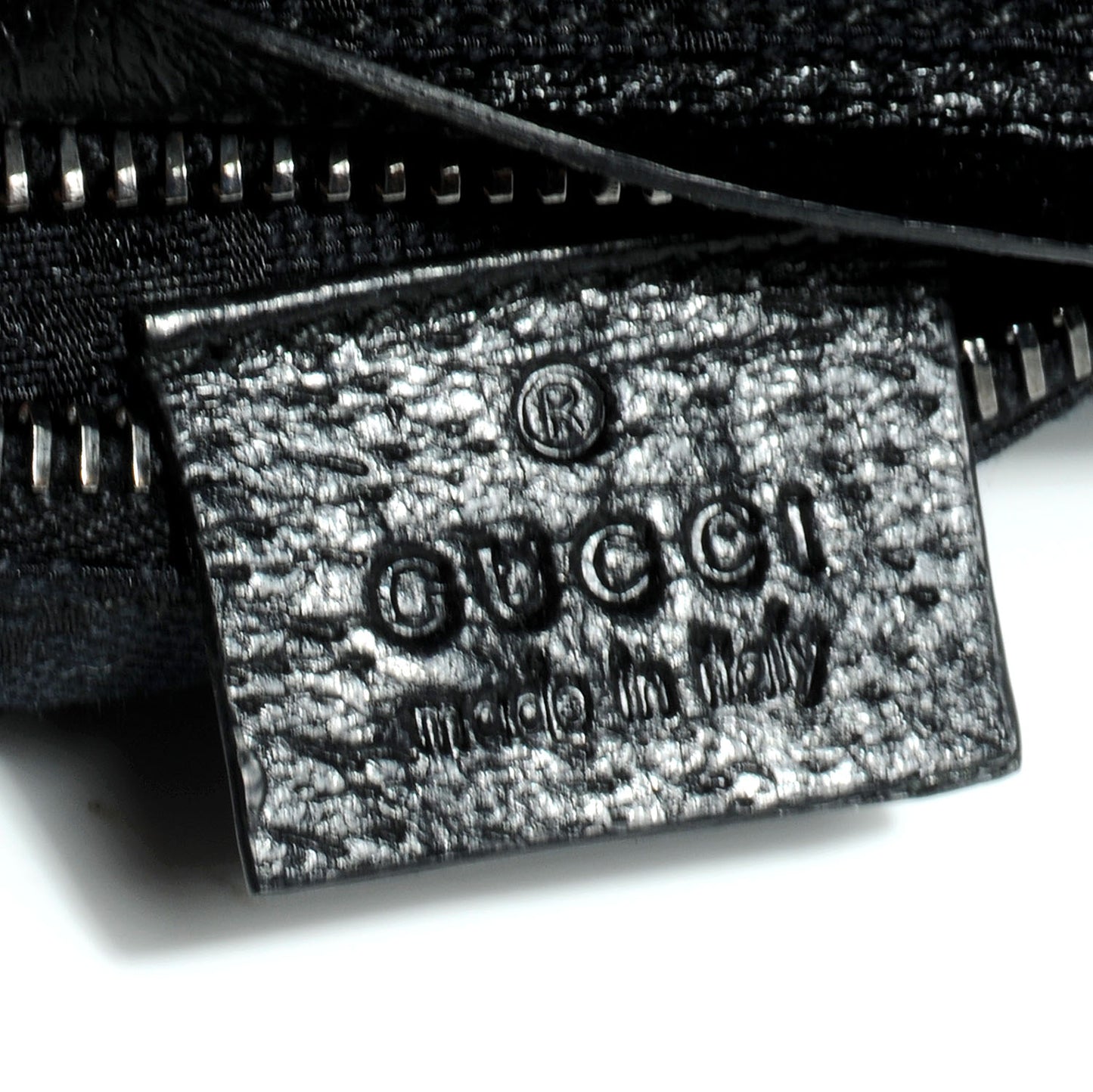 GG Monogram Double Pocket Belt Bag Black