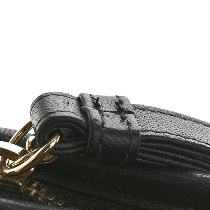 Chanel Tweed PVC Lambskin Wristlet Pouch Black 12 of 13