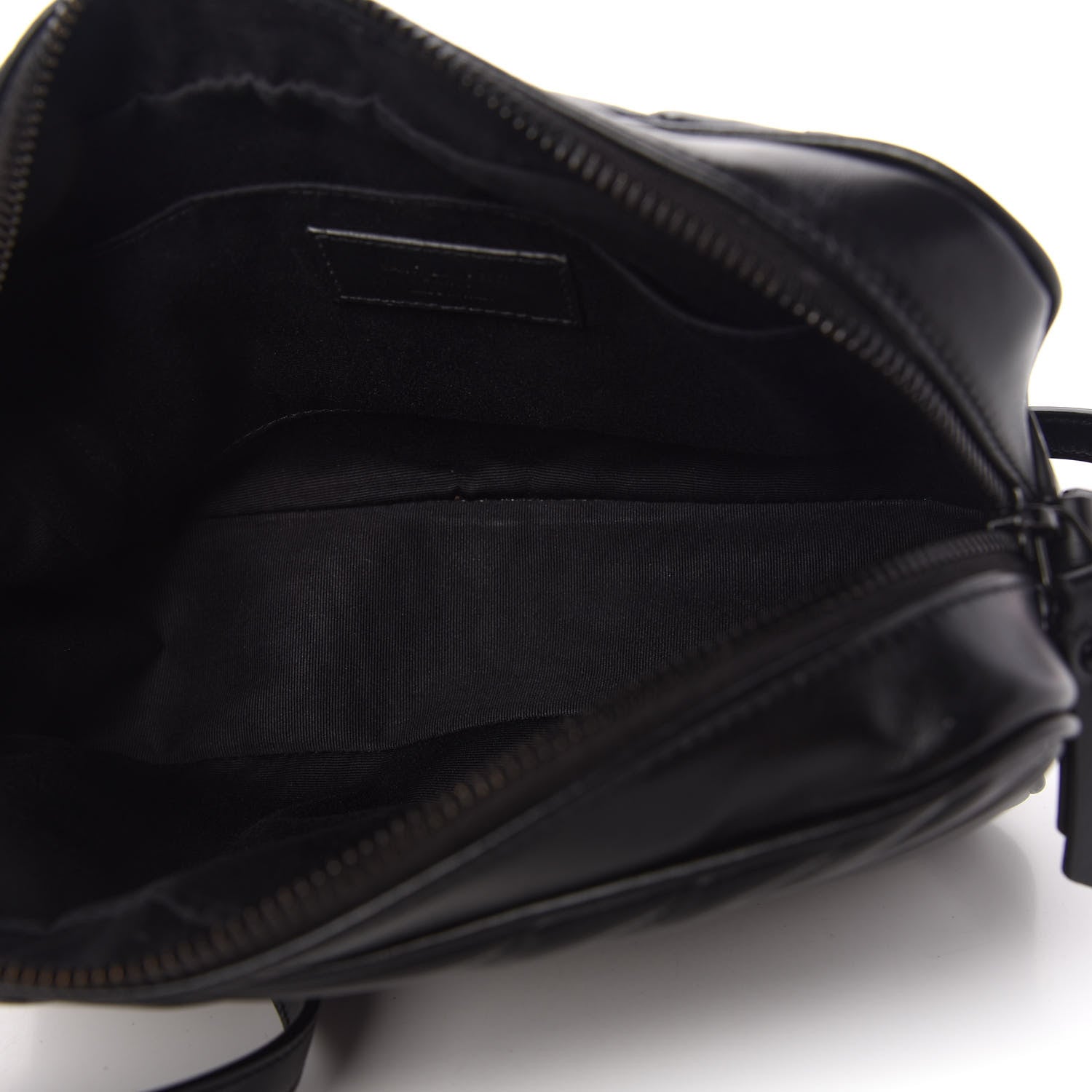 Saint Laurent Calfskin Matelasse Monogram Lou Camera Bag Black 5 of 11