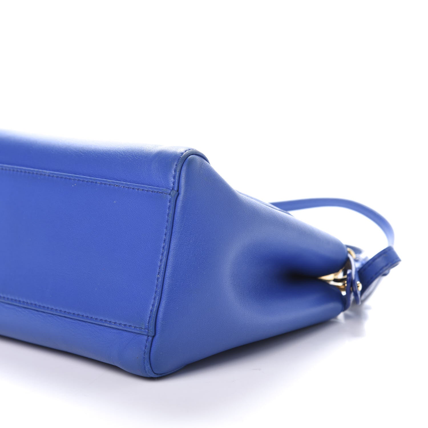 Fendi Nappa Mini Peekaboo Iconic Satchel Bleuette 8 of 12