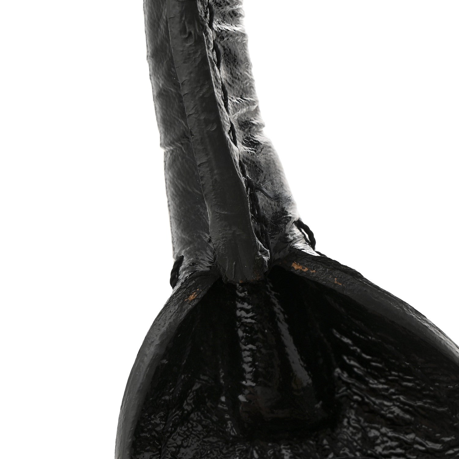 Chloe Crinkled Patent Medium Paddington Satchel Black 11 of 11