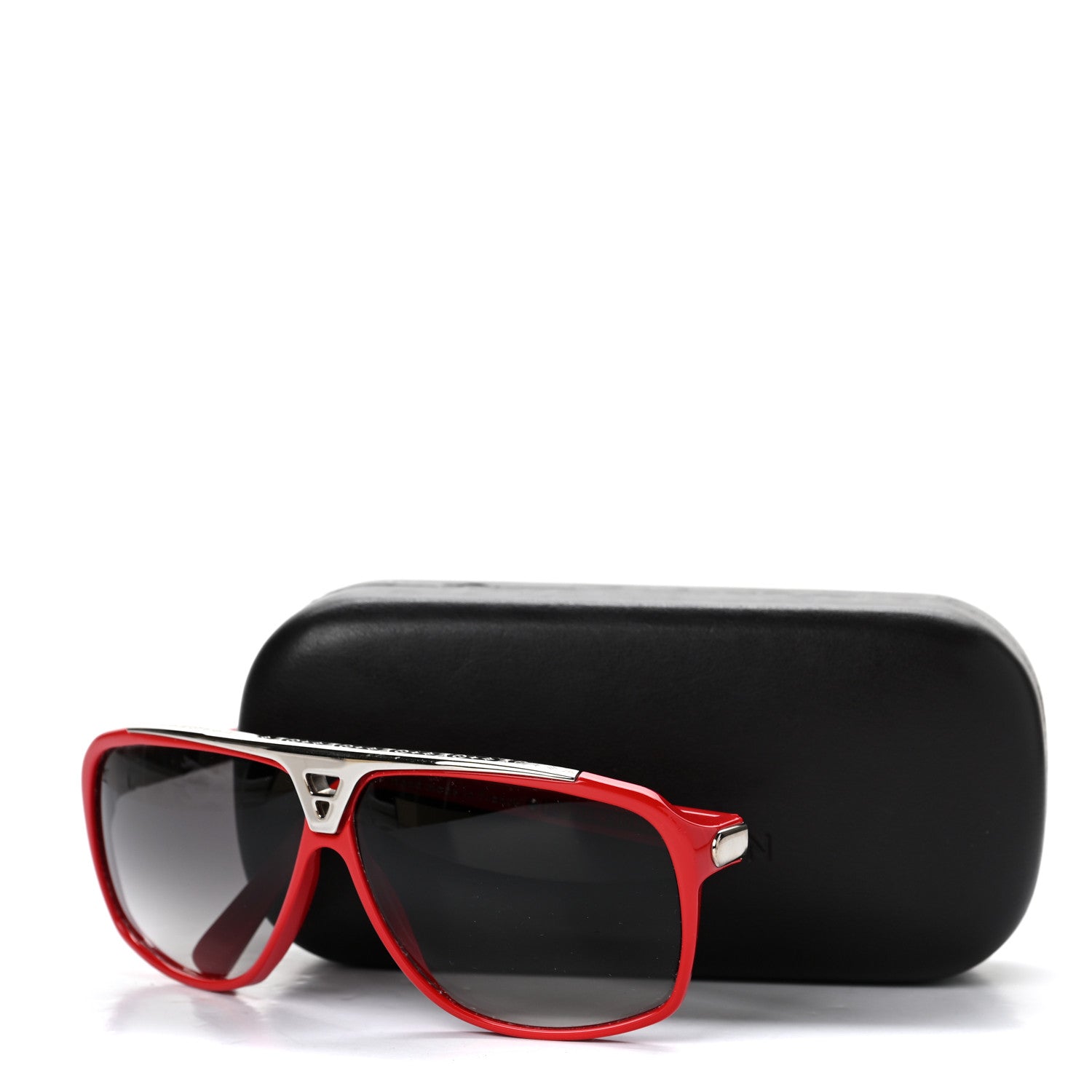 Louis Vuitton Acetate Evidence Sunglasses Z0286E Red 8 of 8