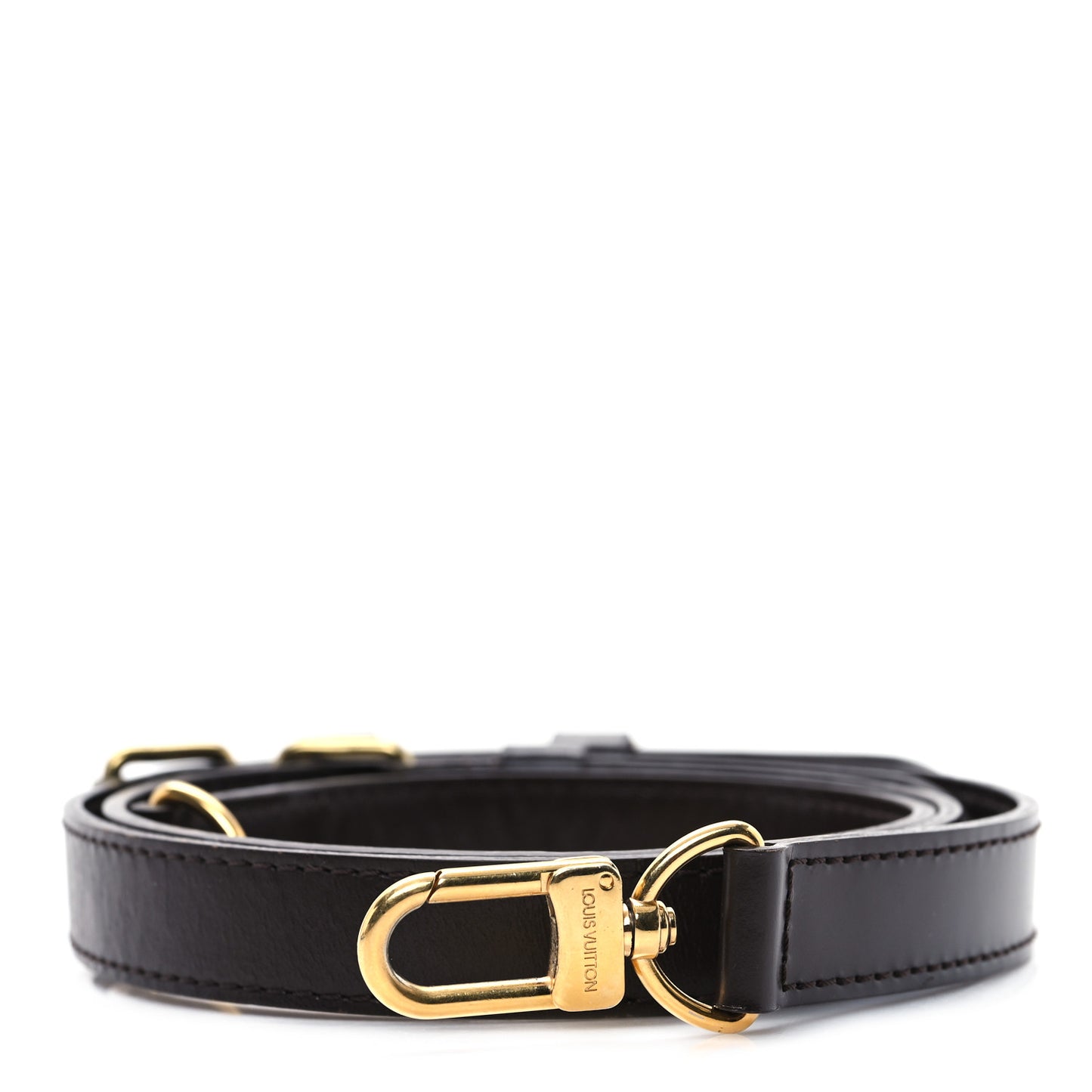 Calfskin Adjustable Speedy Bandouliere Shoulder Strap Brown