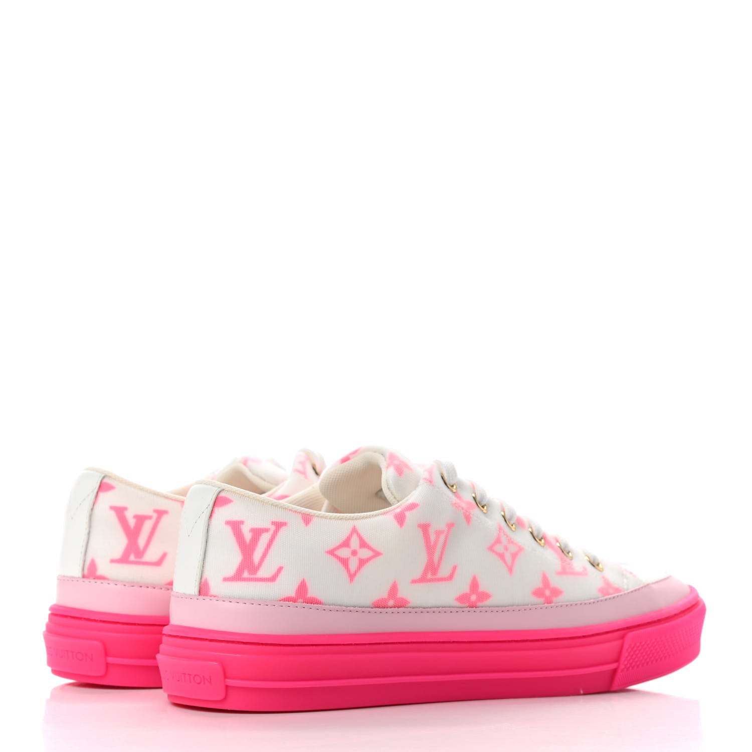 Louis Vuitton Technical Fabric Monogram Stellar Sneakers 38 Rose Pop 4 of 9