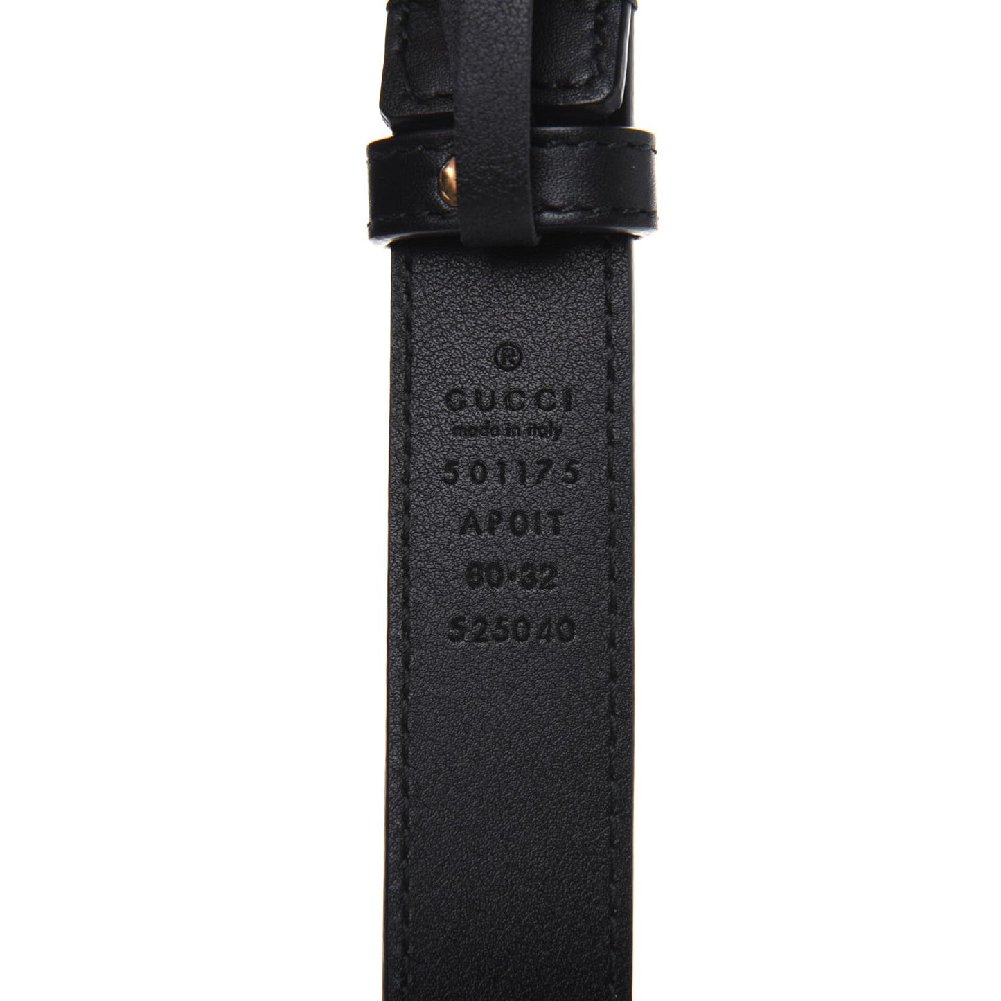 Calfskin Crystal Double G 30mm Belt 80 32 Black