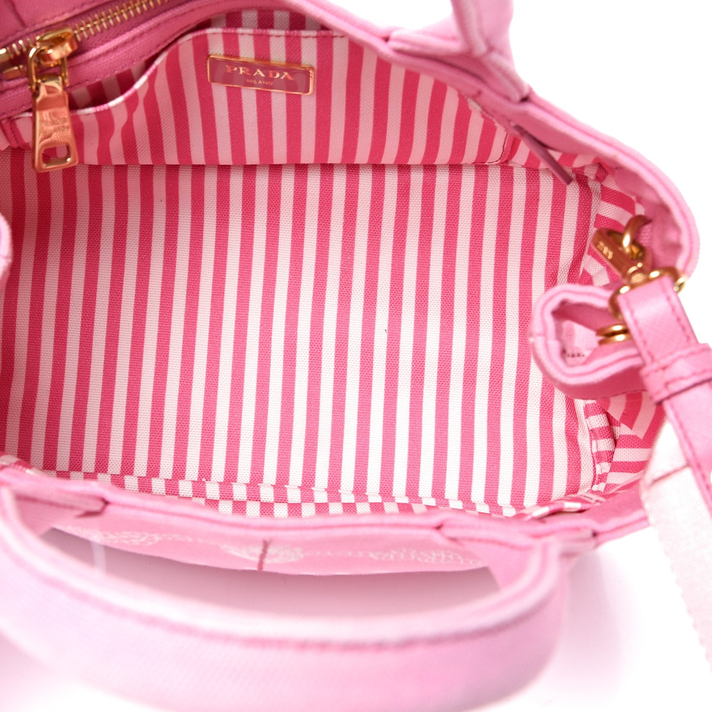 Canapa Small Logo Tote Geranio White
