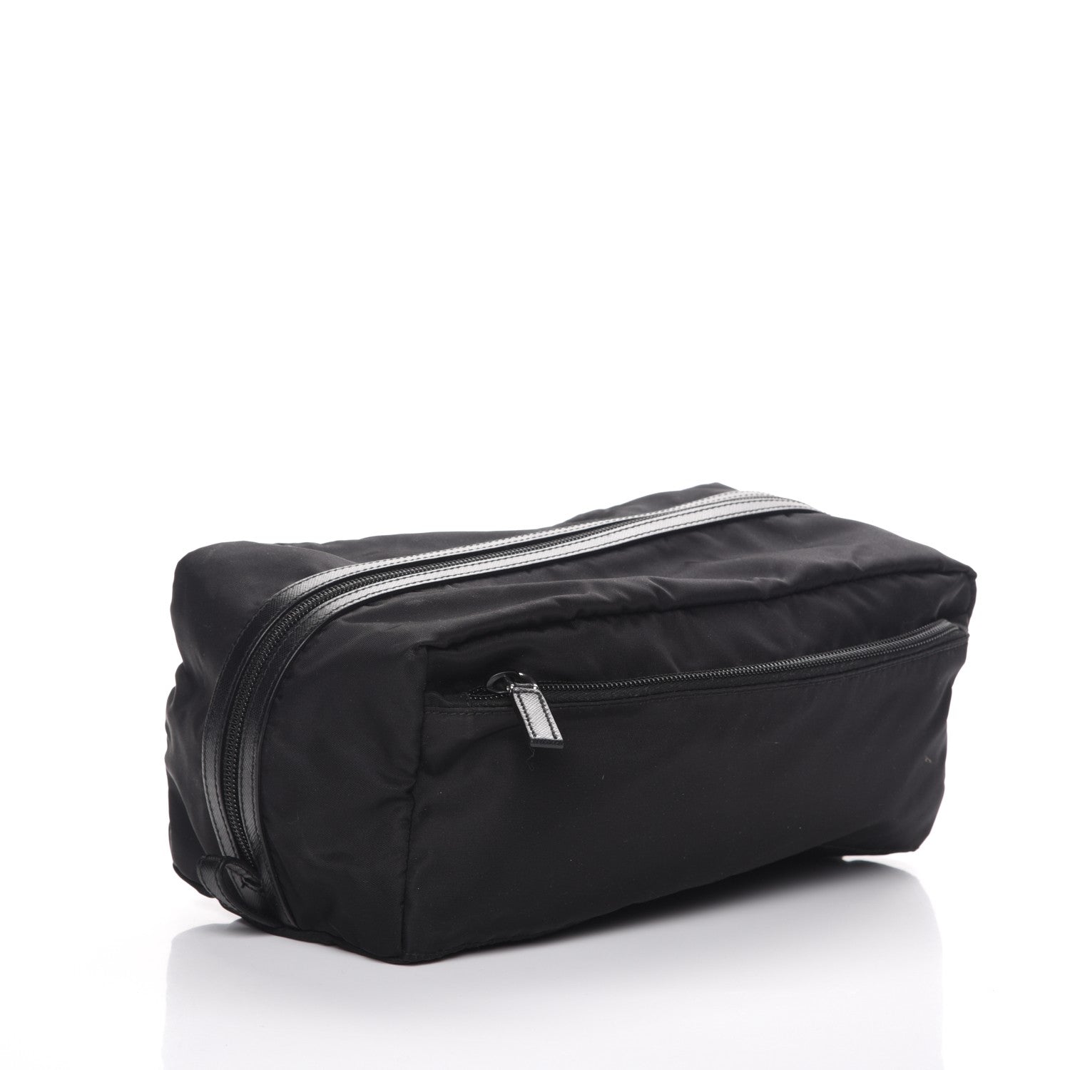 Prada Nylon Saffiano Toiletry Case Nero Black 3 of 9