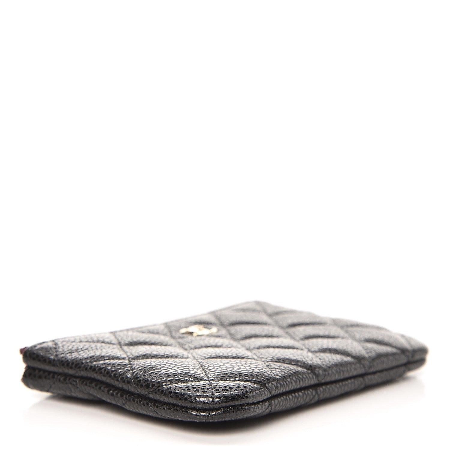 Chanel Caviar Quilted Small Cosmetic Case Black 4 of 8