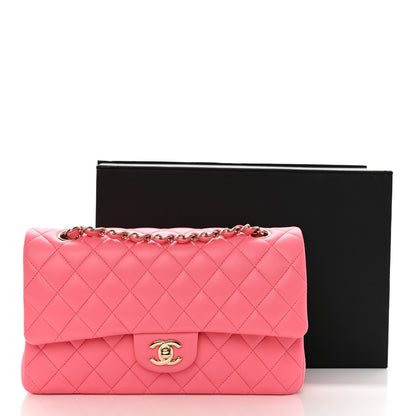 Chanel Lambskin Quilted Medium Double Flap Pink 11 of 11