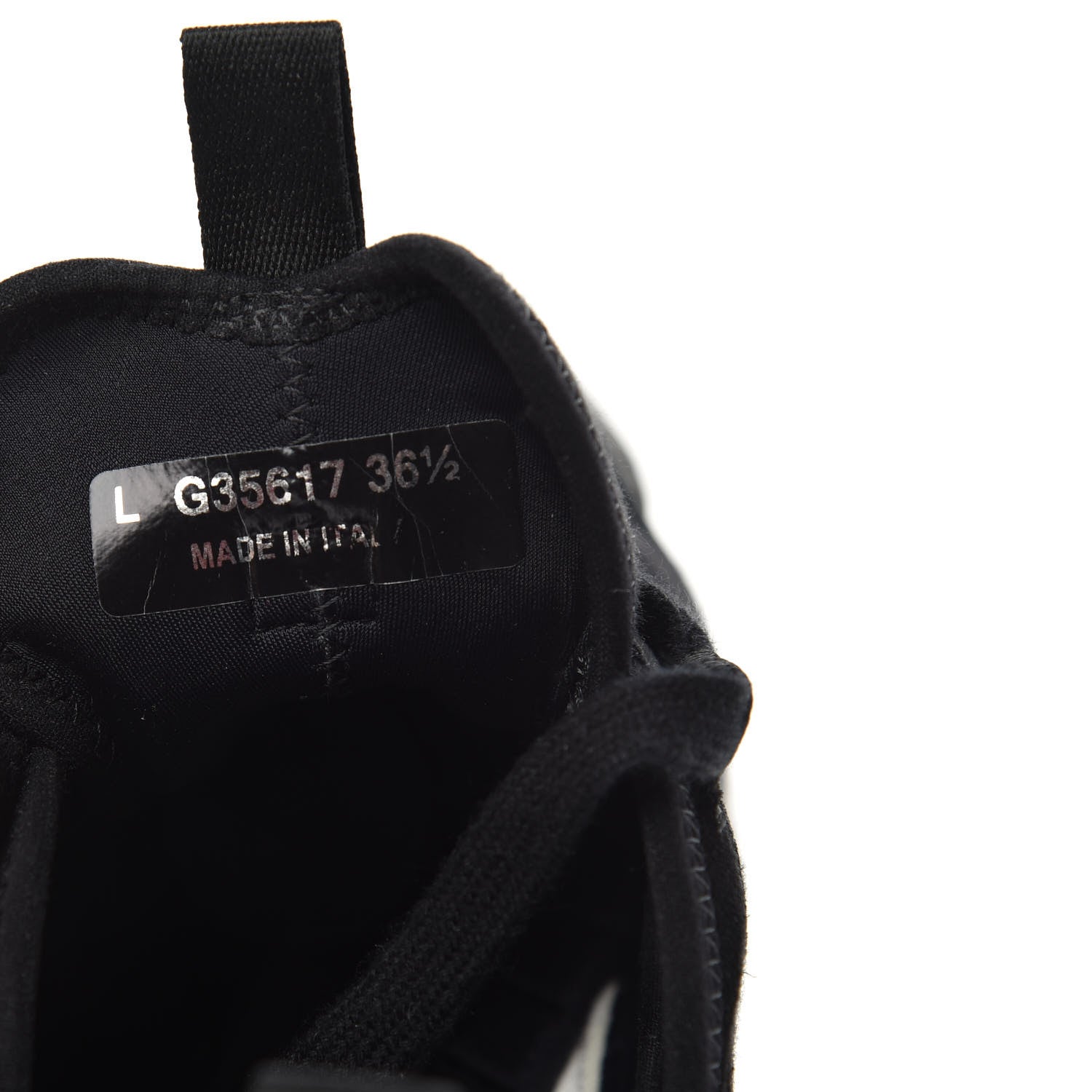 Chanel Velvet Calfskin Mixed Fibers CC Sneakers 36.5 Black 8 of 11