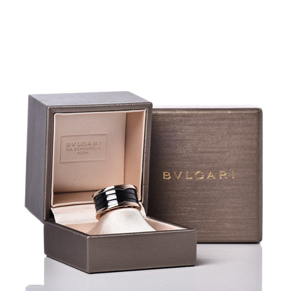 Bulgari 18K Rose Gold Black Ceramic B.Zero1 Four-Band Ring 59 8.75 6 of 6