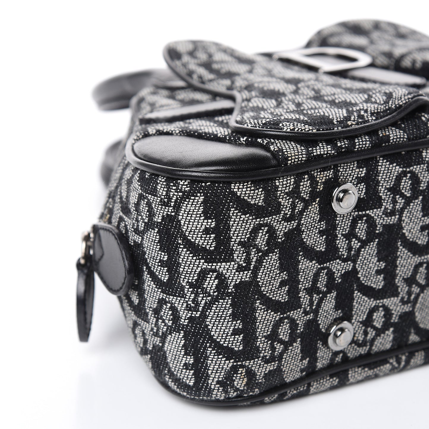 Monogram Mini Saddle Bowler Black