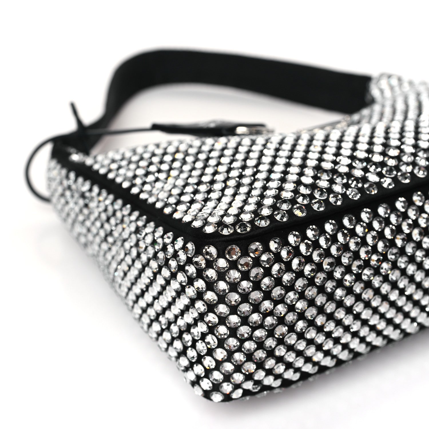 Prada Satin Crystal Mini Re-Edition 2000 Bag Cristal 7 of 8