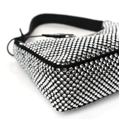 Prada Satin Crystal Mini Re-Edition 2000 Bag Cristal 7 of 8