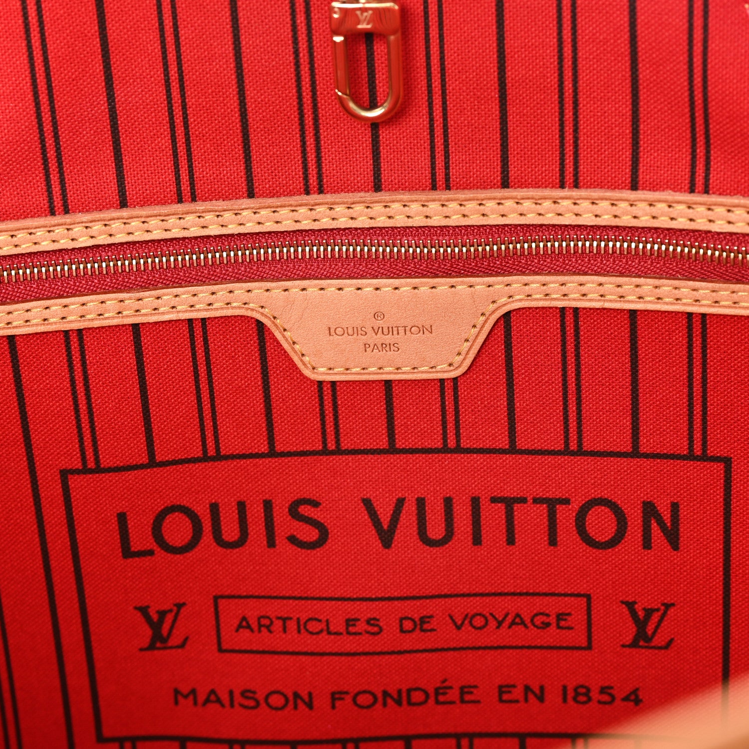 Louis Vuitton Monogram Neo Neverfull MM Cherry 6 of 12