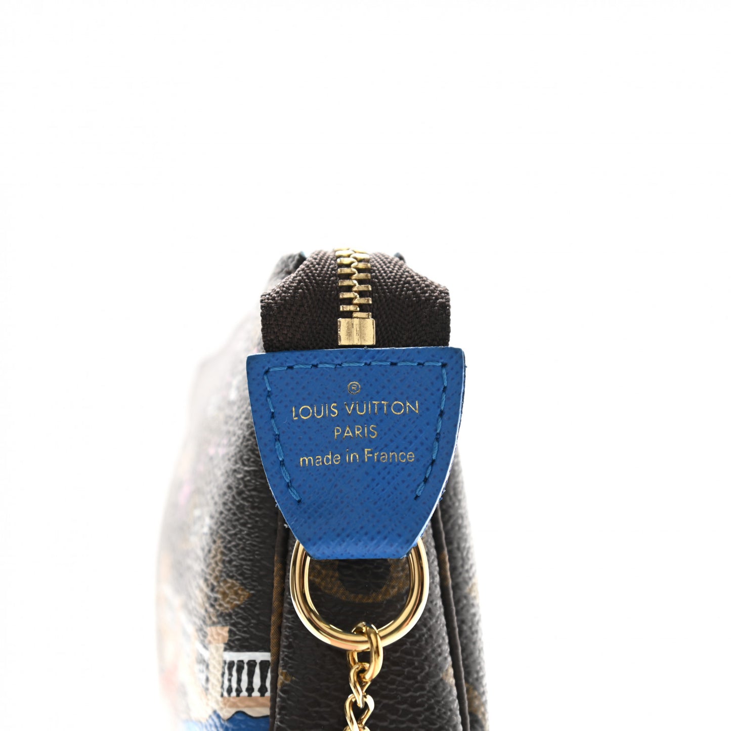 Monogram 2019 Christmas Animation Mini Venice Pochette Accessories Blue