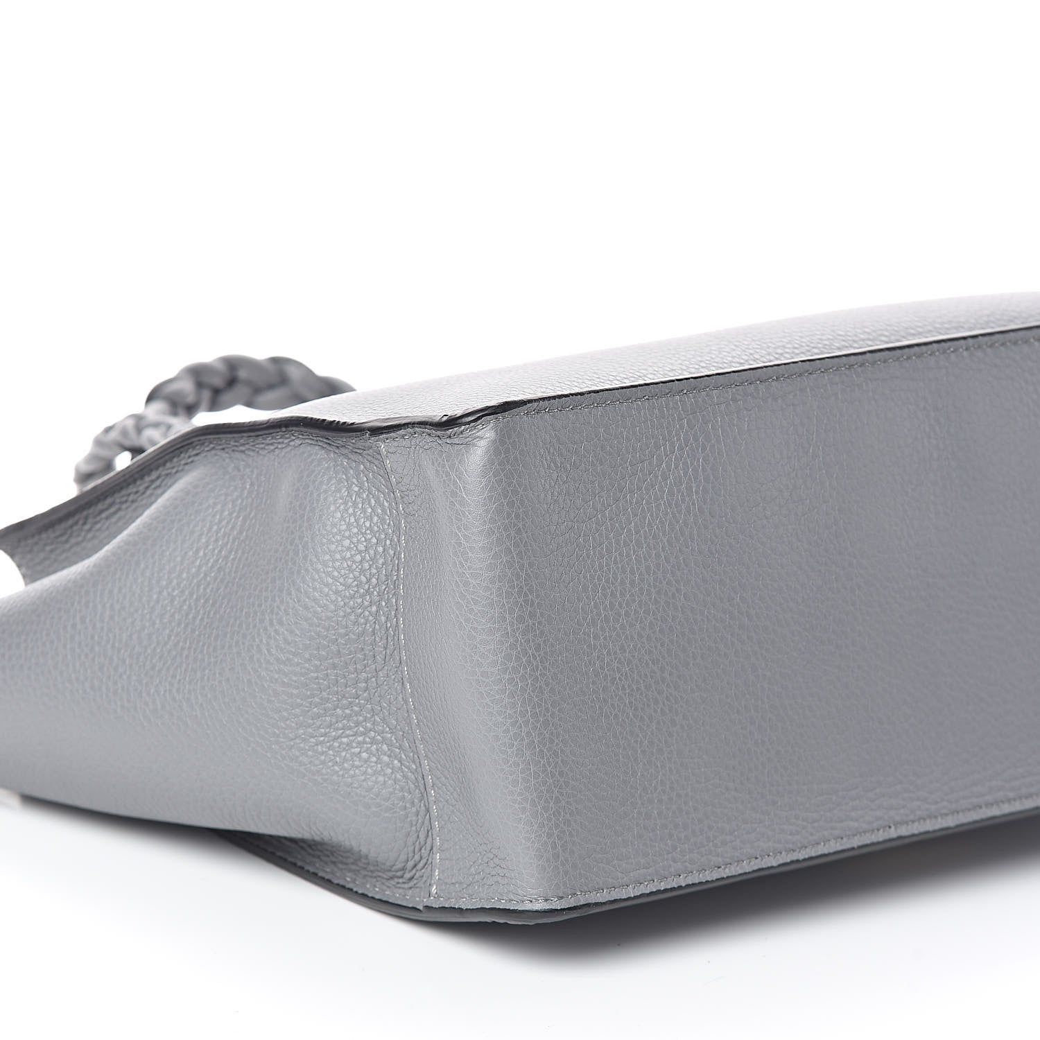 Valentino Garavani Grained Calfskin Small To Be Cool Tote Grigio Perla 8 of 9