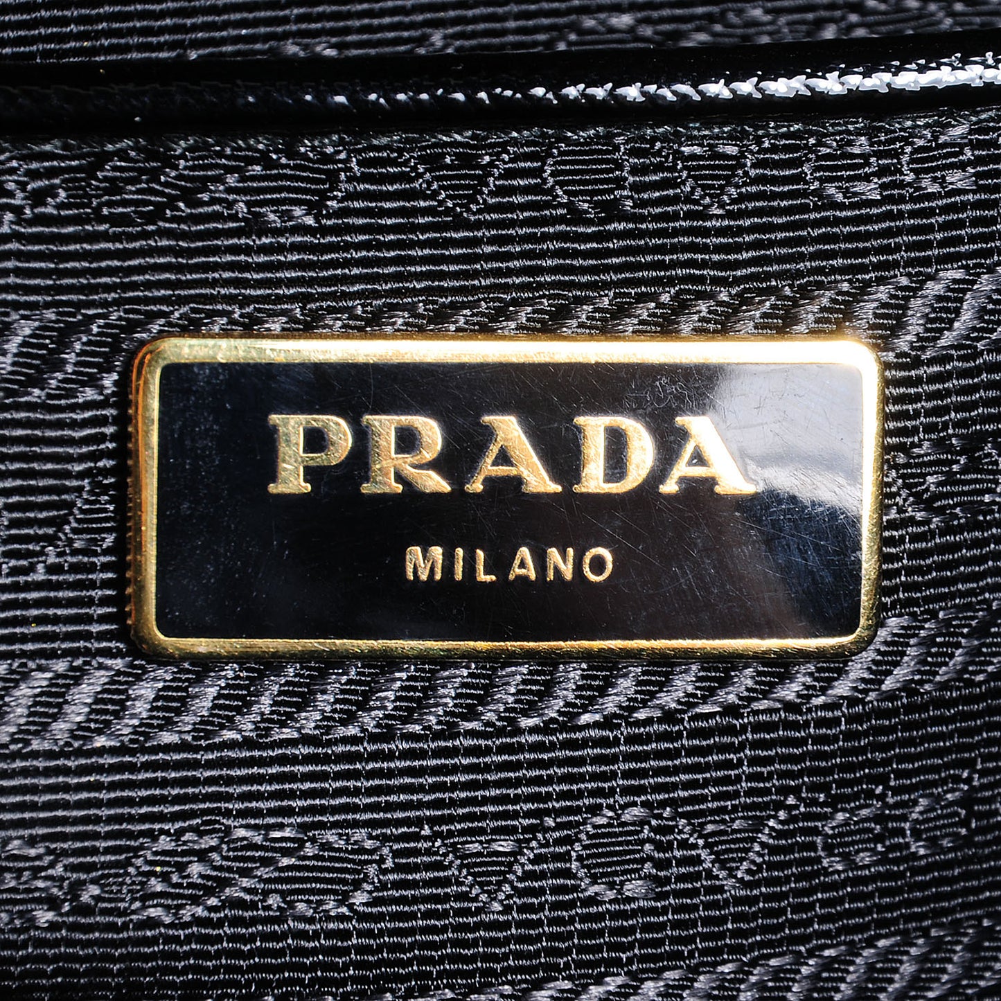 Saffiano Vernice Parabole Tote Black