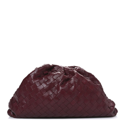 Bottega Veneta Nappa Maxi Intrecciato The Pouch Oversized Clutch Bordeaux 1 of 11