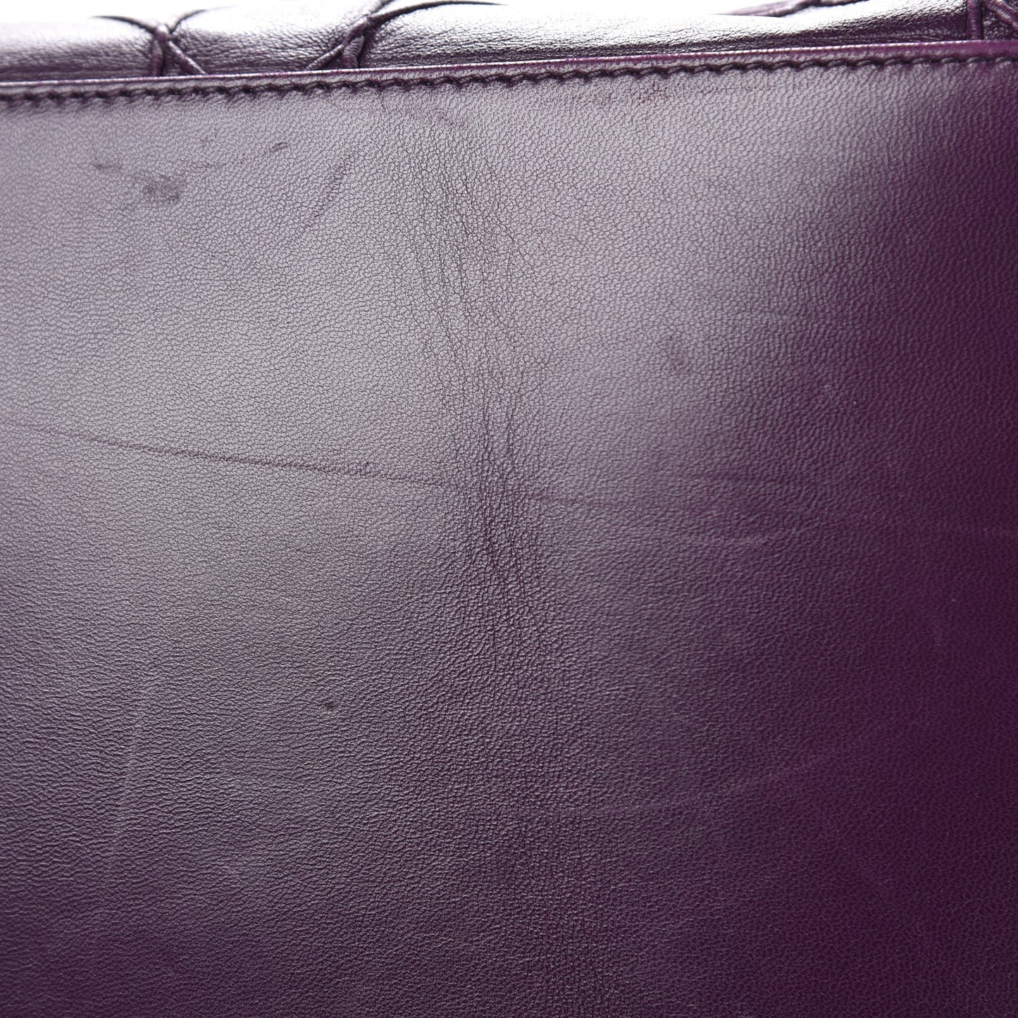 Lambskin Cannage Large Granville Tote Purple