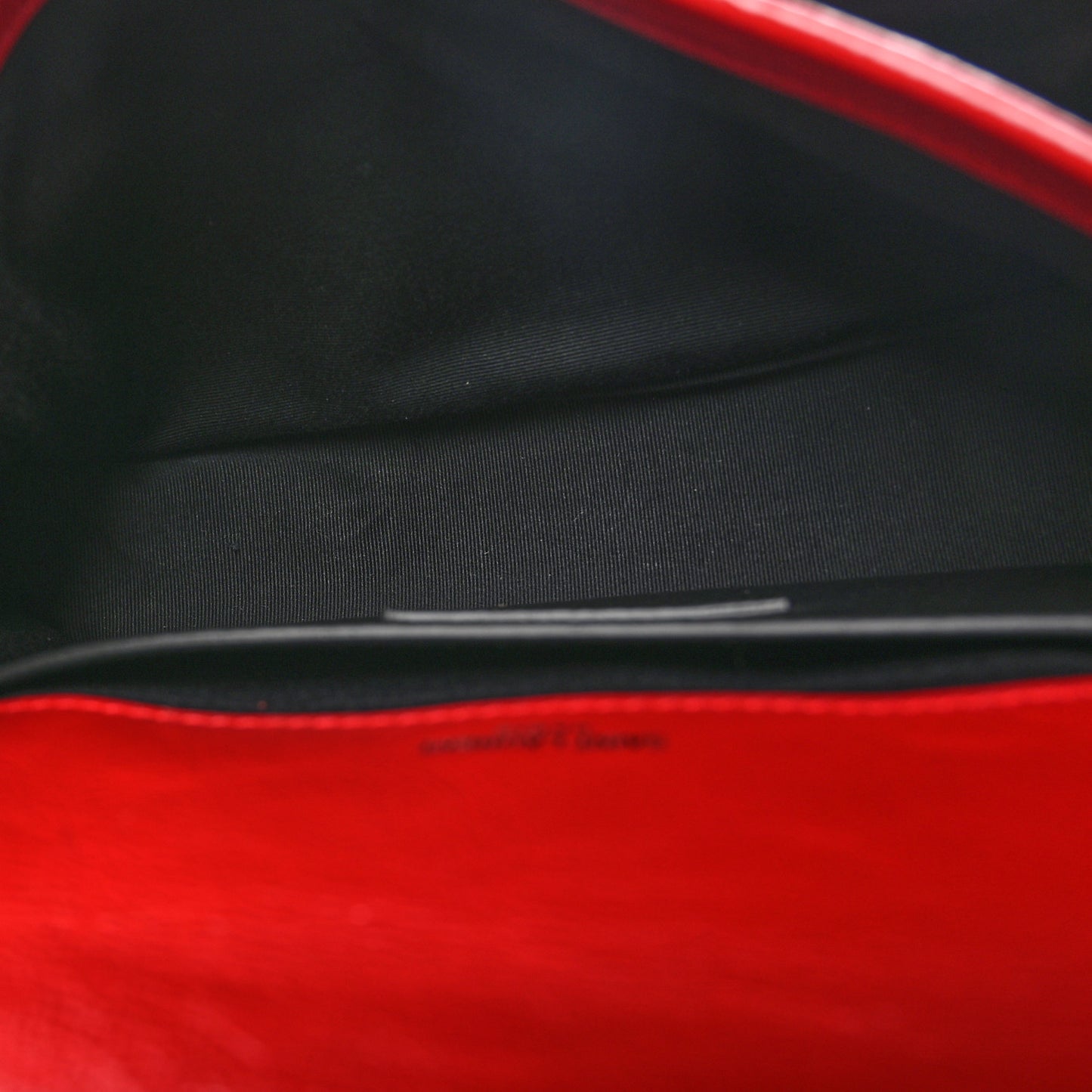 Crinkled Calfskin Matelasse Monogram Baby Niki Chain Satchel Rouge Eros