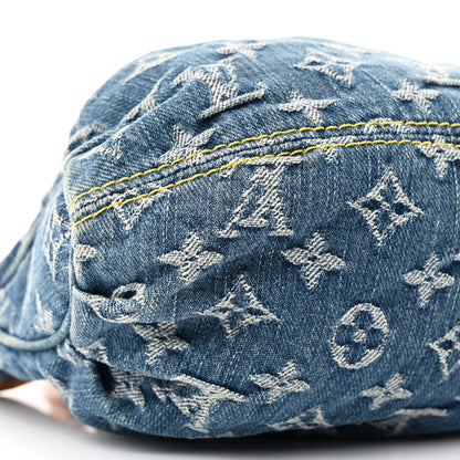Louis Vuitton Monogram Denim Pleaty Blue 8 of 11