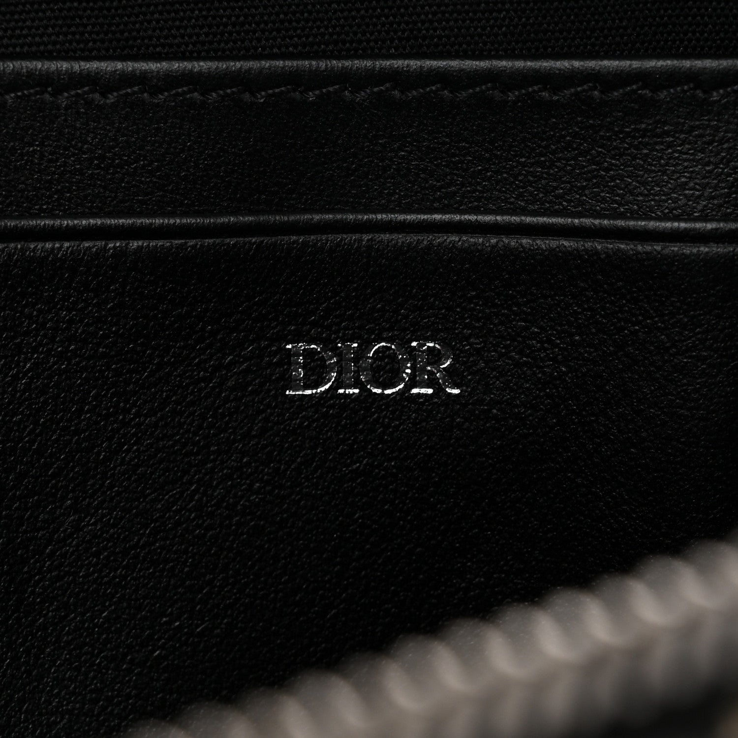 Christian Dior Oblique Pouch Navy Blue 6 of 11