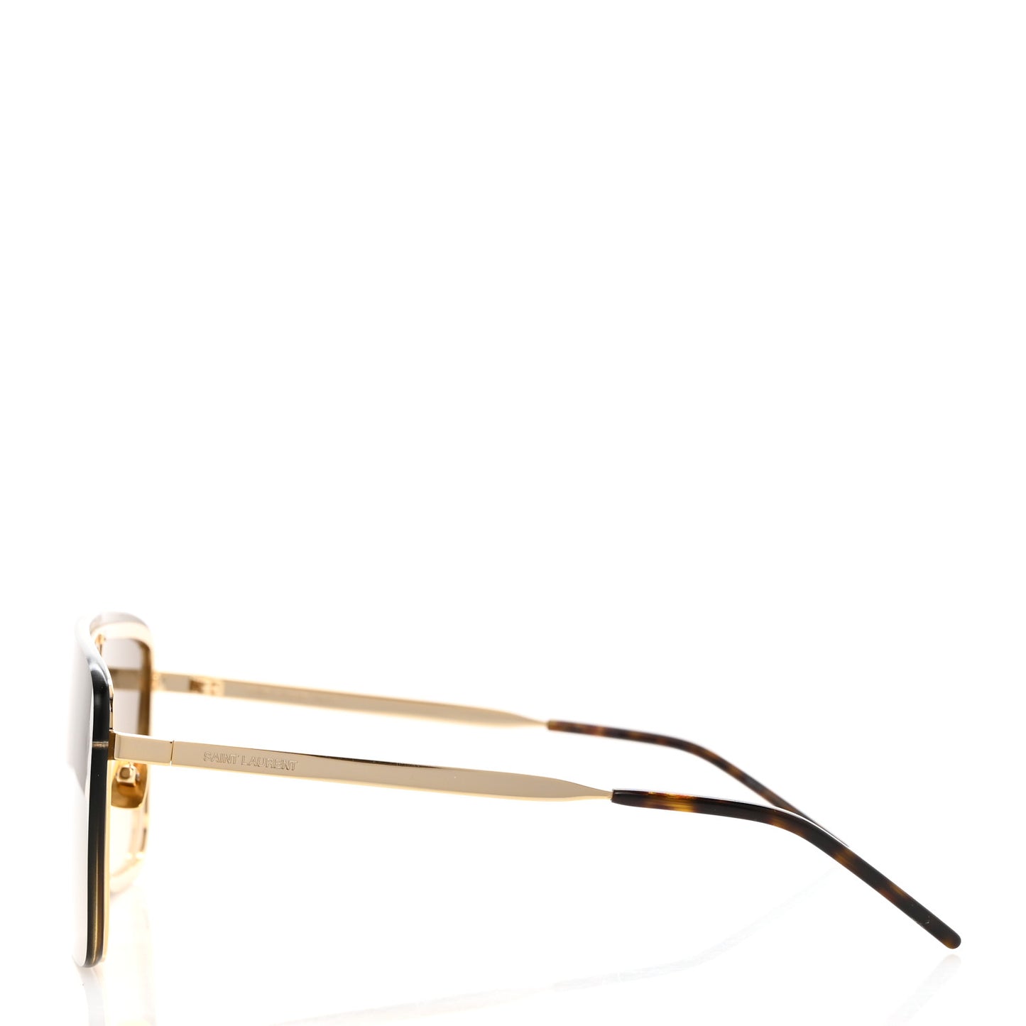 Metal SL 364 Mask Sunglasses Brown