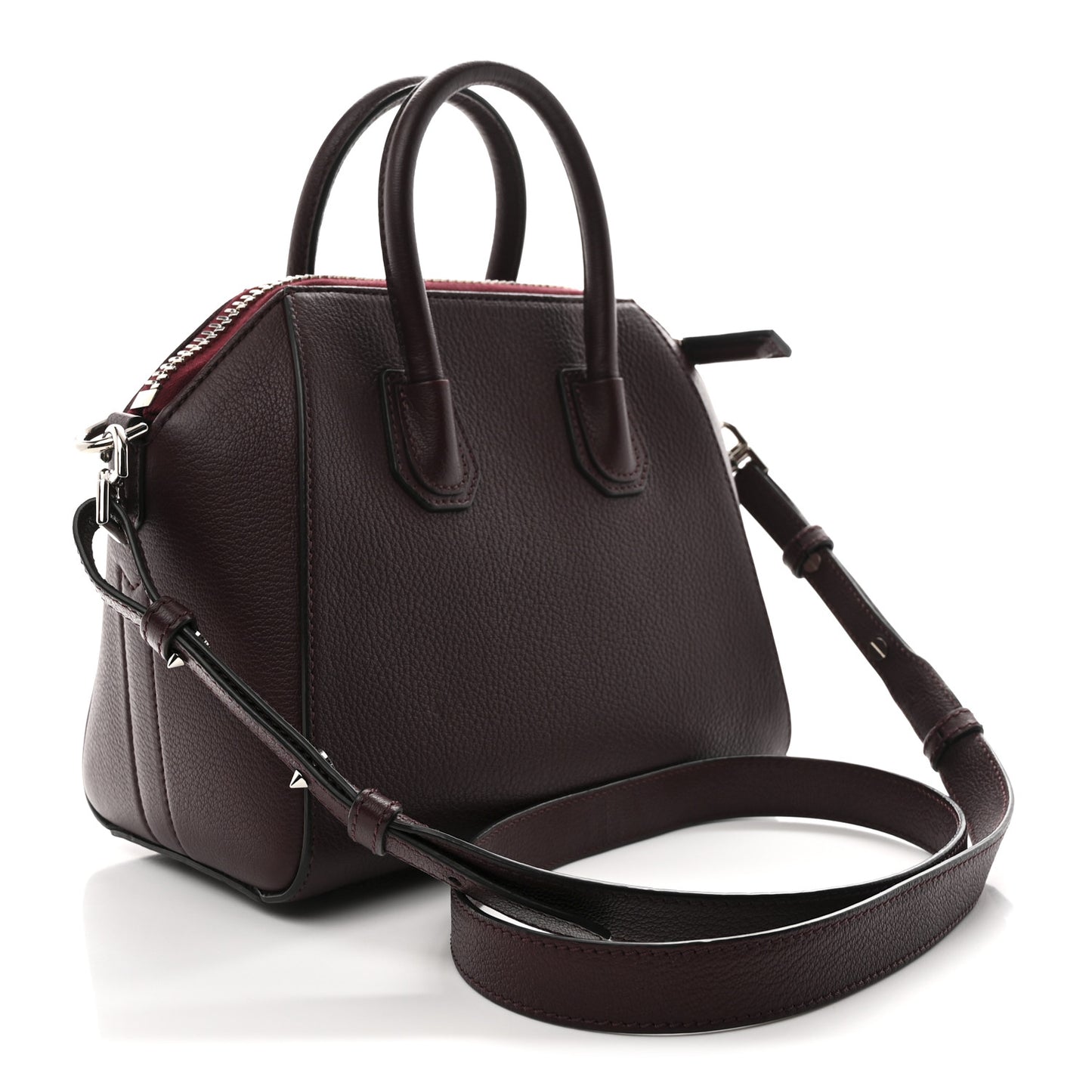 Sugar Goatskin Mini Antigona Oxblood
