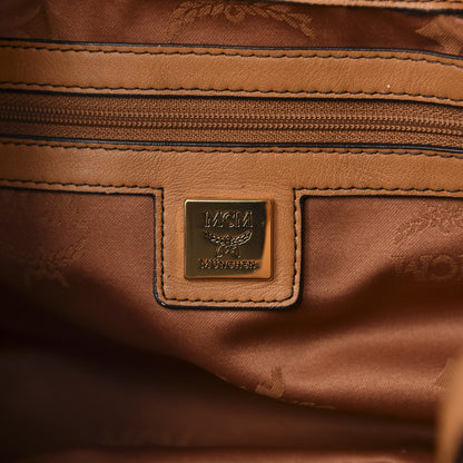 MCM Visetos Shoulder Bag Cognac 9 of 13