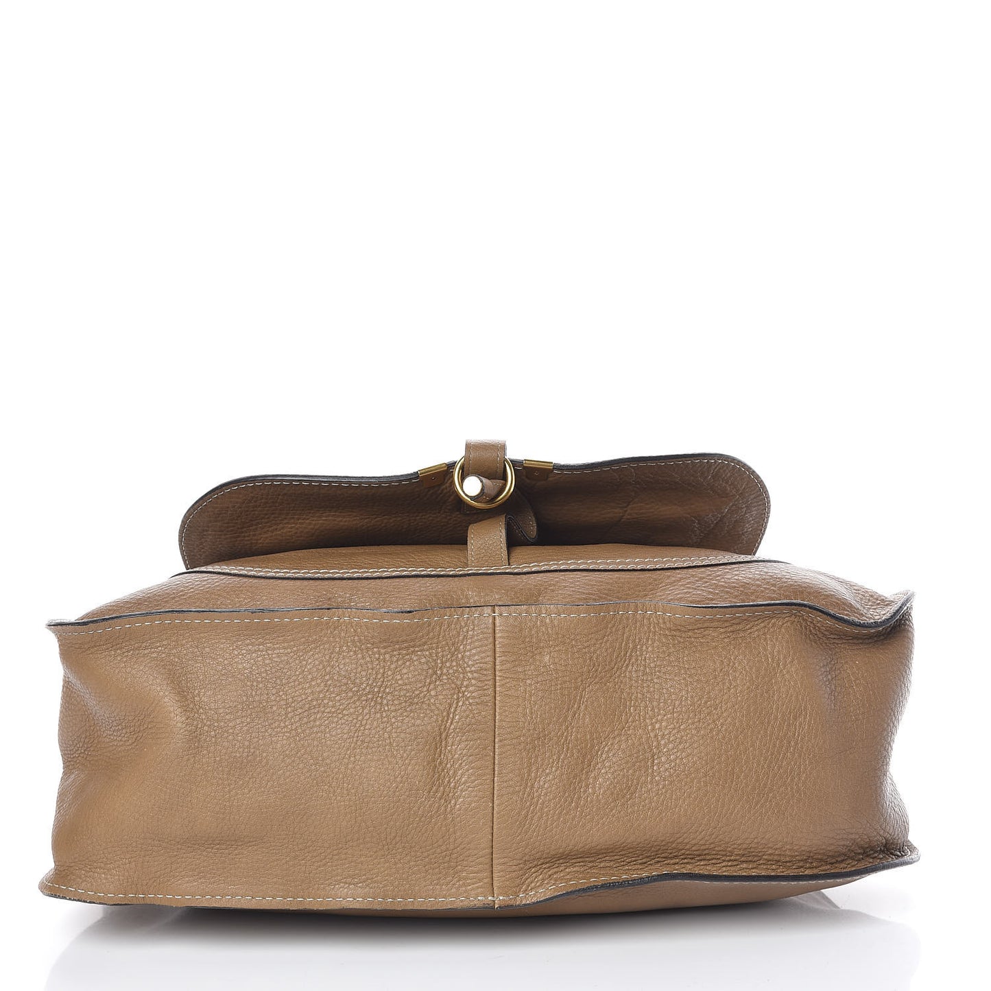Calfskin Large Marcie Satchel Nut