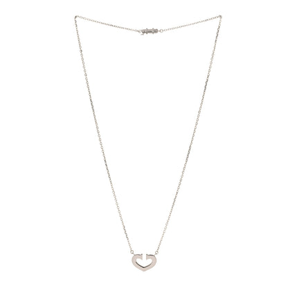 Cartier 18K White Gold Medium Hearts and Symbols Necklace 2 of 5