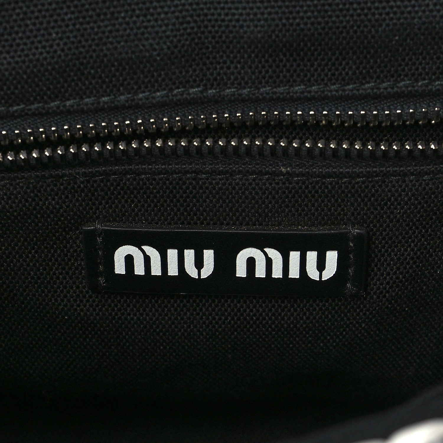 Miu Miu Nappa Matelasse Wicker Basket Bag Black White 5 of 8